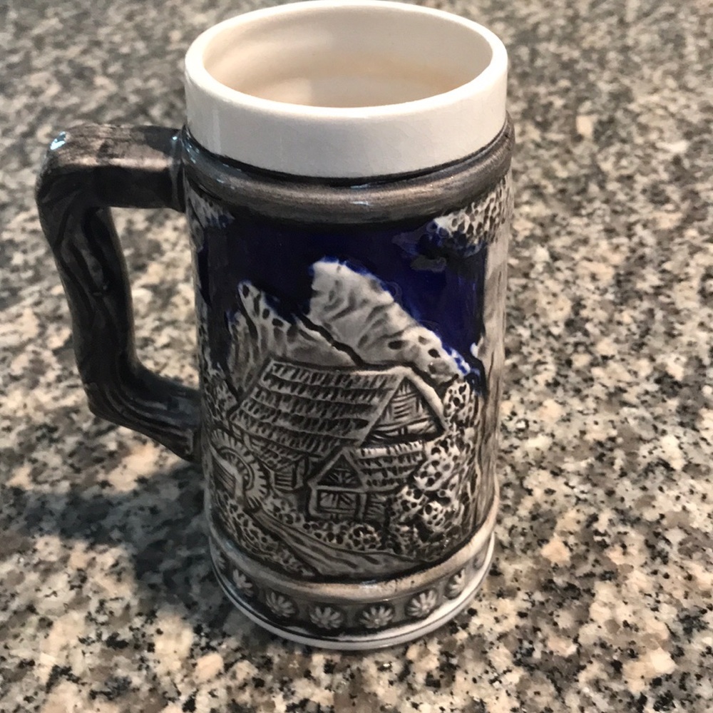 Vintage Blue Grey Mug